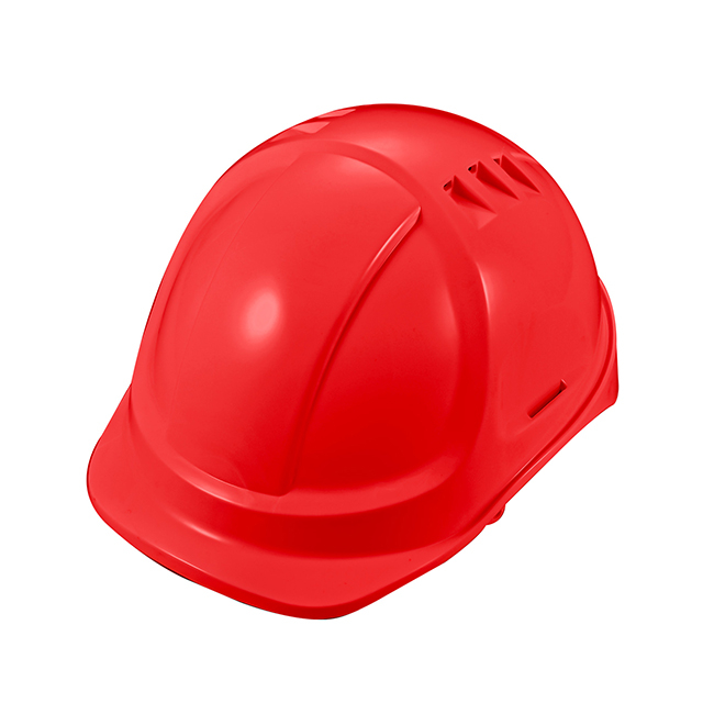 Красный защитный шлем из АБС-пластика W-037