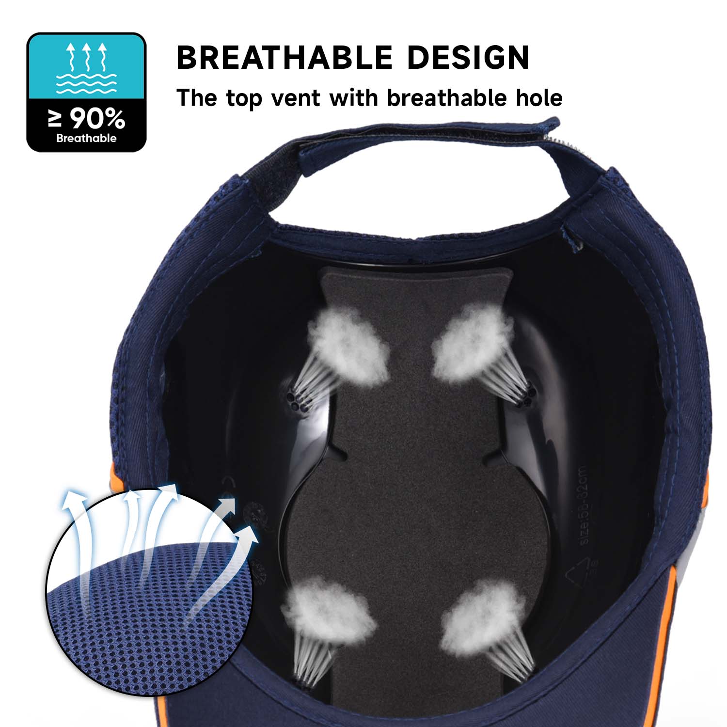 Спортивный бейсбольный защитник Hat Hat Wh001 Blue