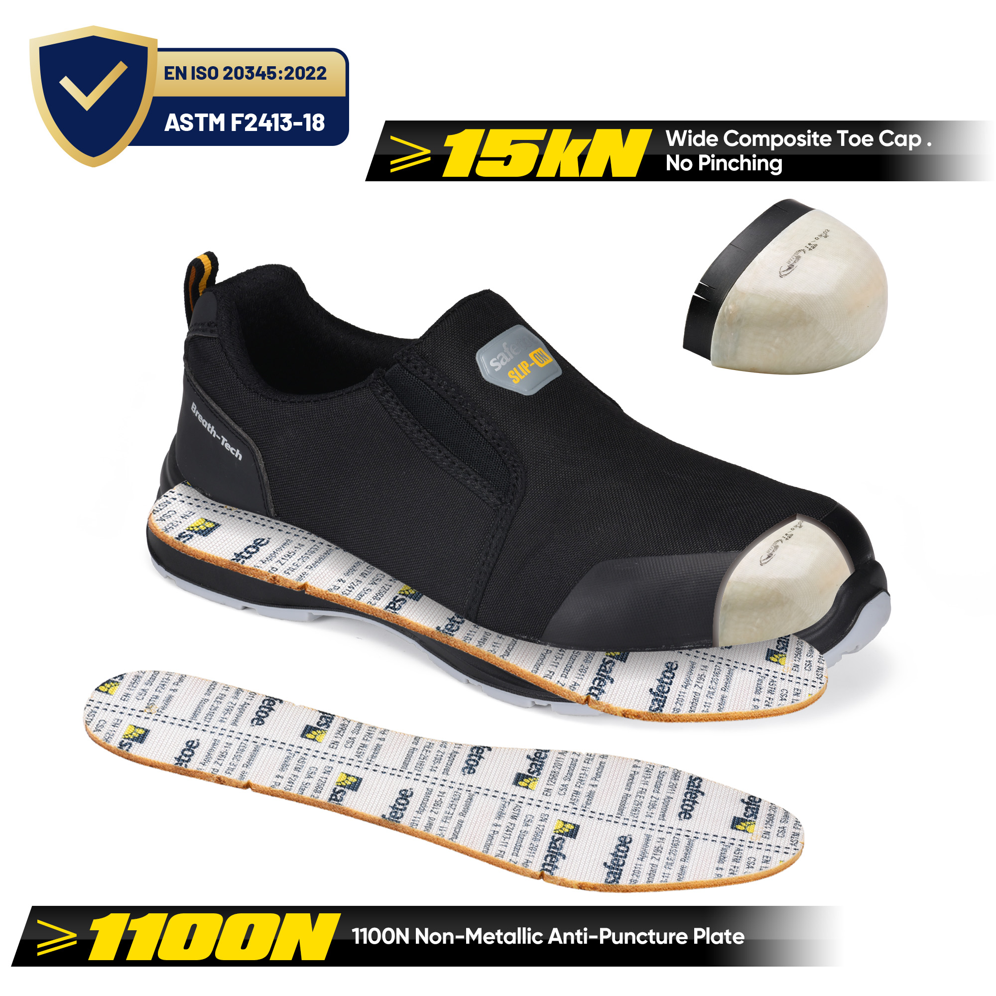 Safety Shoes Builders Warehouse Deshate Work Shoes L-7561