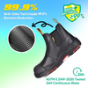 CSA Canadian Green Triangle Safety Work Boots M-8025NBK