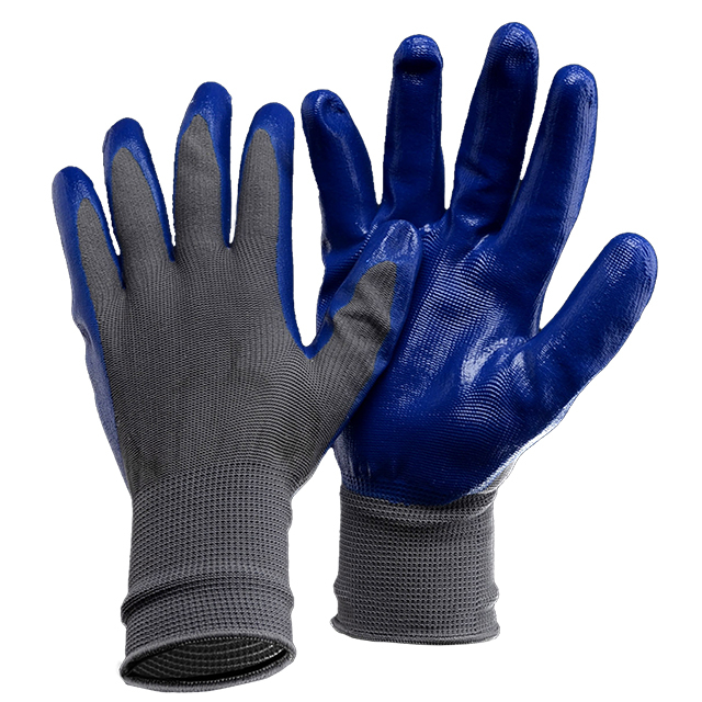 Защитные рабочие перчатки с нитриловым покрытием FL-N1001