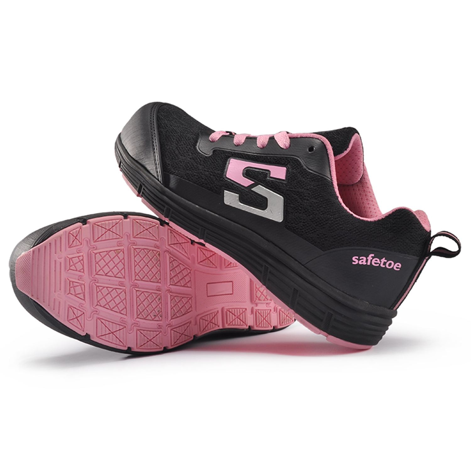 Женские красные туфли унисекс со стальным носком