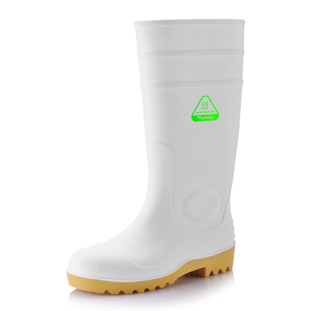 ПВХ Wellington Rain Boots W-6037 White