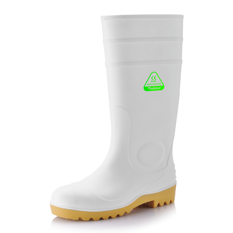 ПВХ Wellington Rain Boots W-6037 White