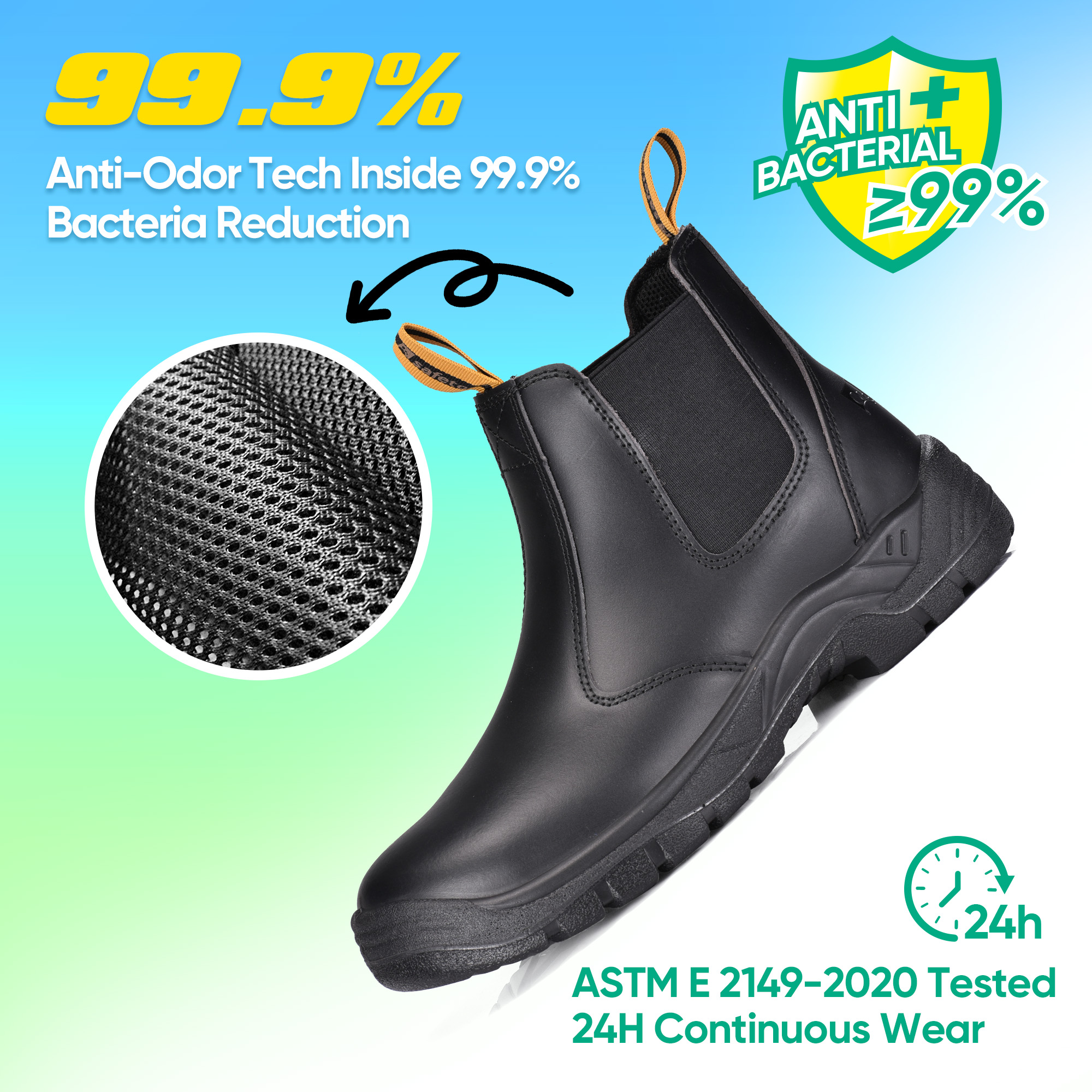 CSA Green Triangle Safety Shoess Work Boots со стальным носком M-8025