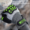 Gloves HDPE Cut Gloves защищающие перчатки TPR9004 Green