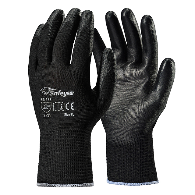 Готовые защитные рабочие перчатки из полиуретана PN8003 