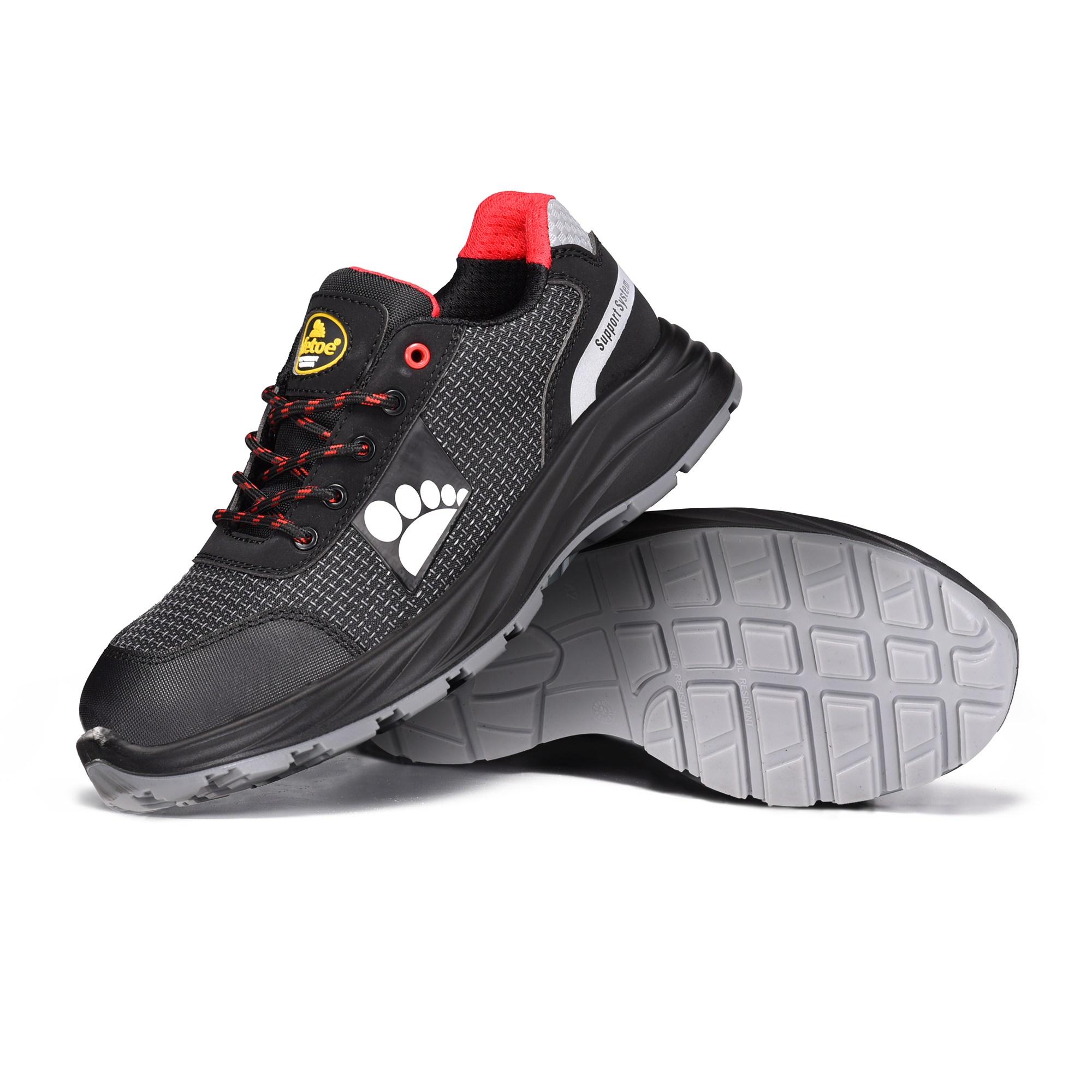 Легкая веса Pu-Tek S1p Safety Safety с композитным носком и кевларской тарелкой L-7512