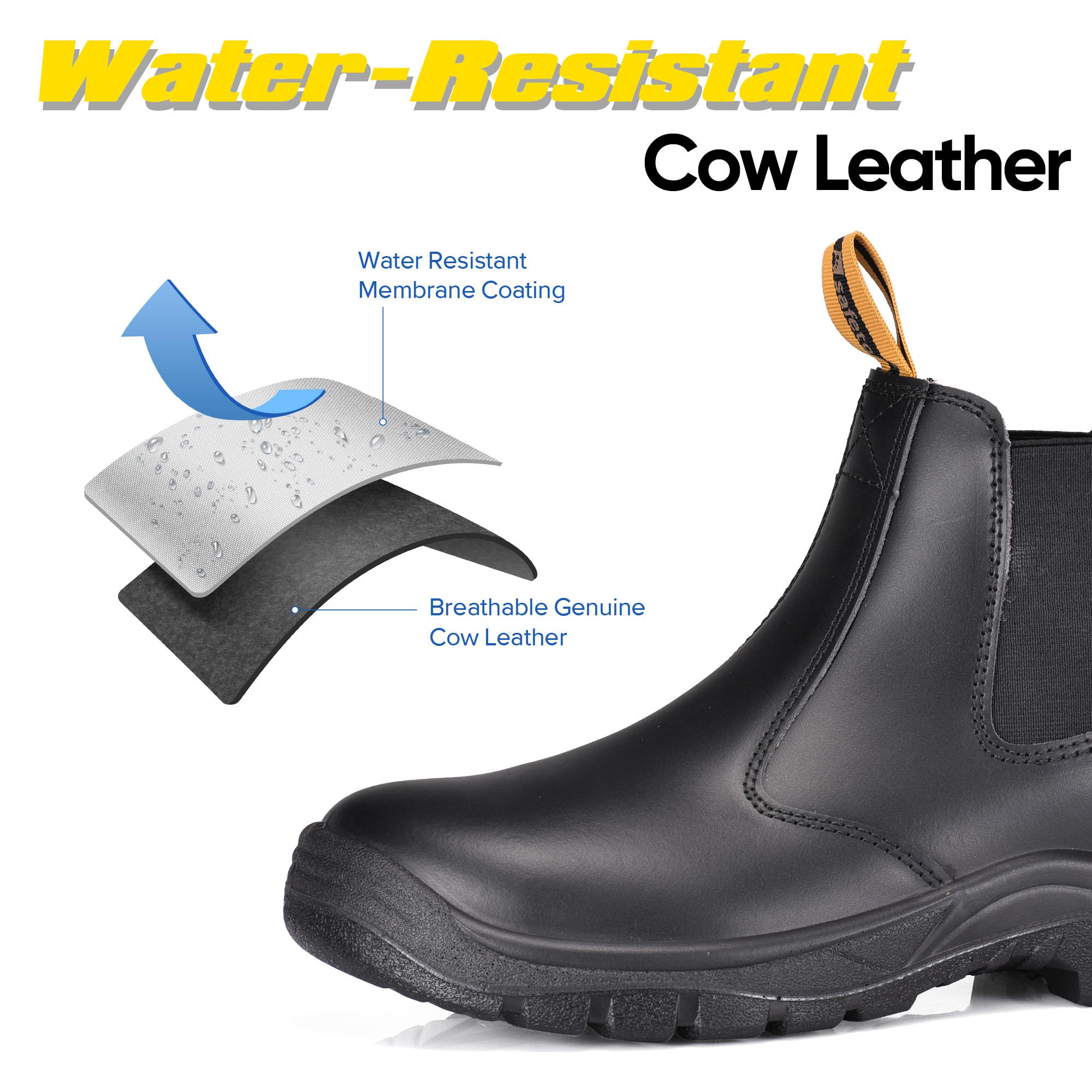 CSA Green Triangle Safety Shoess Work Boots со стальным носком M-8025