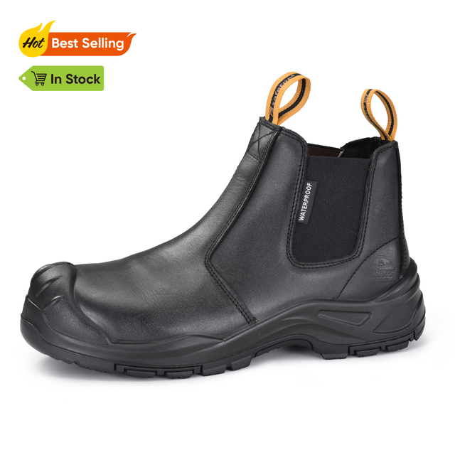 Chelsea Work Boots Industrial Safety Shoes Chelsea Design Work Work Boots M-8025NB BKOC