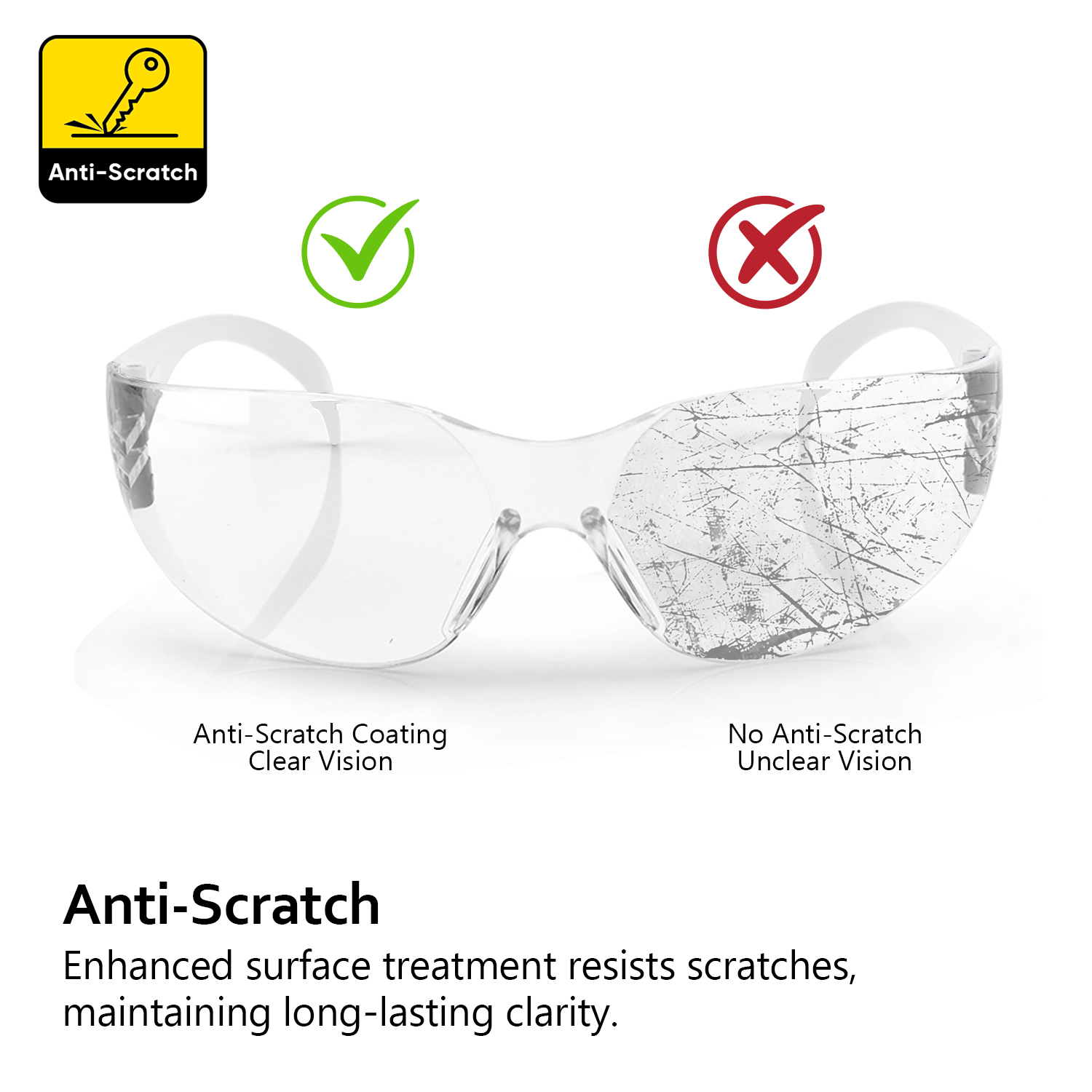 Готовые запасы ANSI Z87 утверждены защитные очки SG001