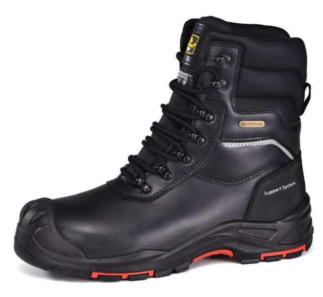 Рабочие ботинки для монтажников промышленной безопасности в нефтегазовой отрасли H-9552 S3 Черные