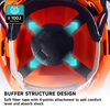 Лесные шлемы с лицевым щитом M-5009 Orange