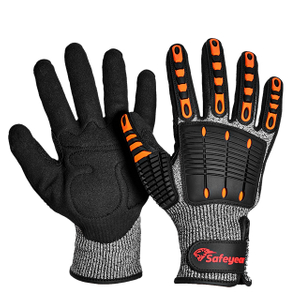 Резистентные механические рабочие перчатки TPR9004 Orange