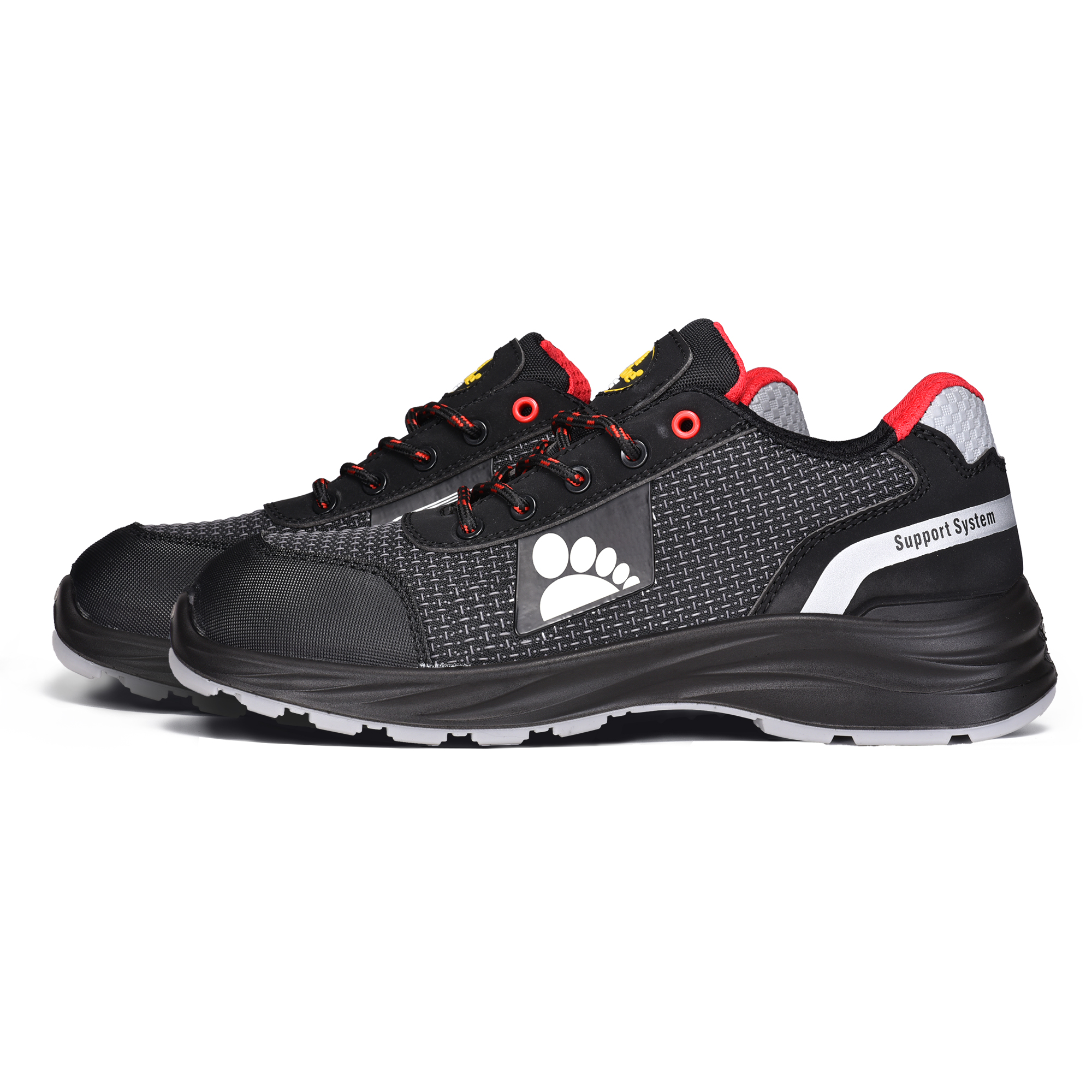 Легкая веса Pu-Tek S1p Safety Safety с композитным носком и кевларской тарелкой L-7512