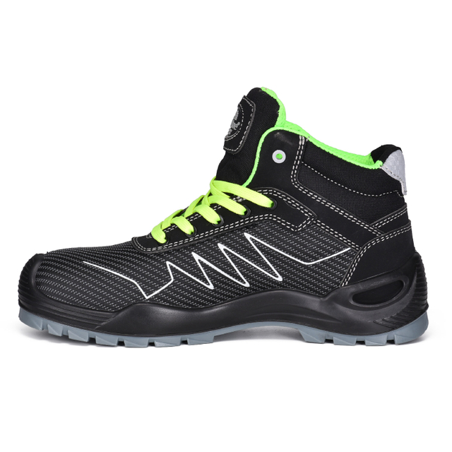 Дышащая легкая защитная обувь из ткани спортивного стиля для мужчин-М-8576