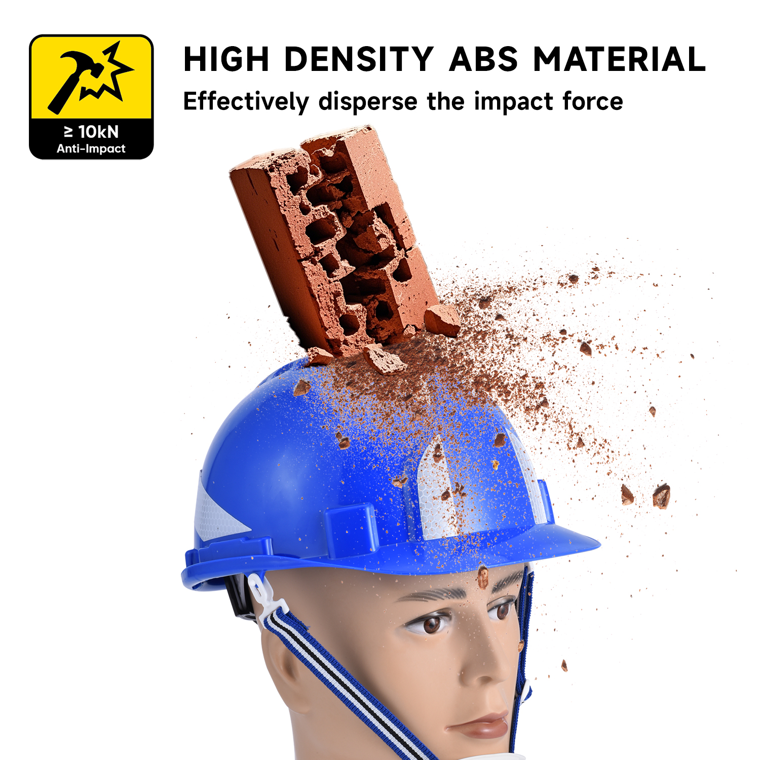 Синий рефлексивный тип защитный шлем W-036 Blue