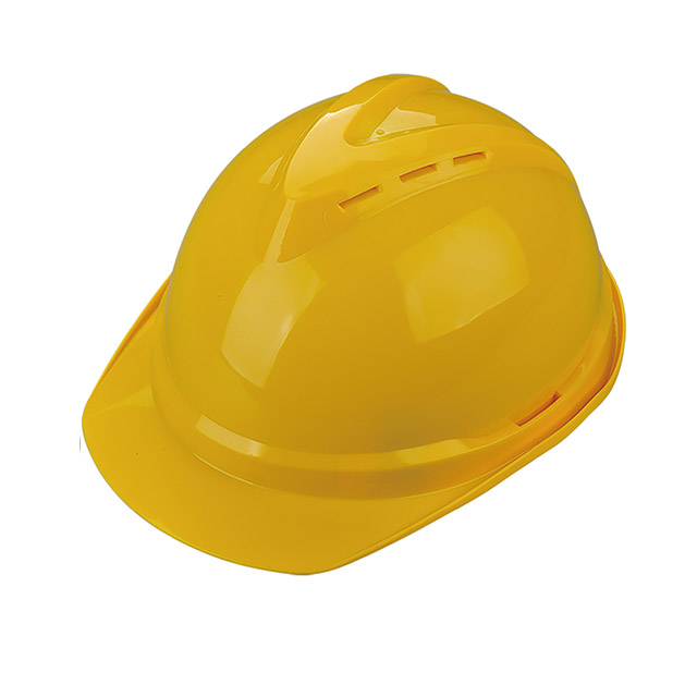 Желтая каска промышленной безопасности W-002