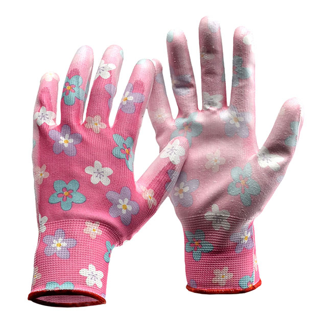 Перчатки для садовых работ с полиуретановым покрытием FL-PU2001EF2