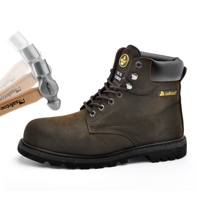 Защитная обувь из натуральной кожи, устойчивая к топливному газу и маслу M-8179 Super 