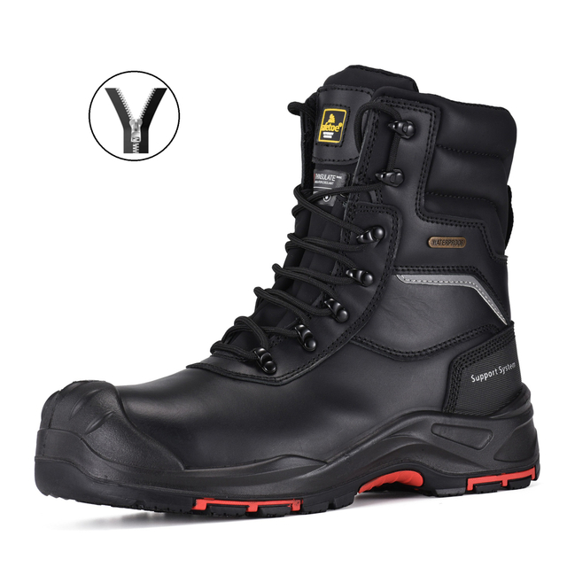 Теплые зимние рабочие ботинки для водных рабочих для мужчин H-9552 Zip
