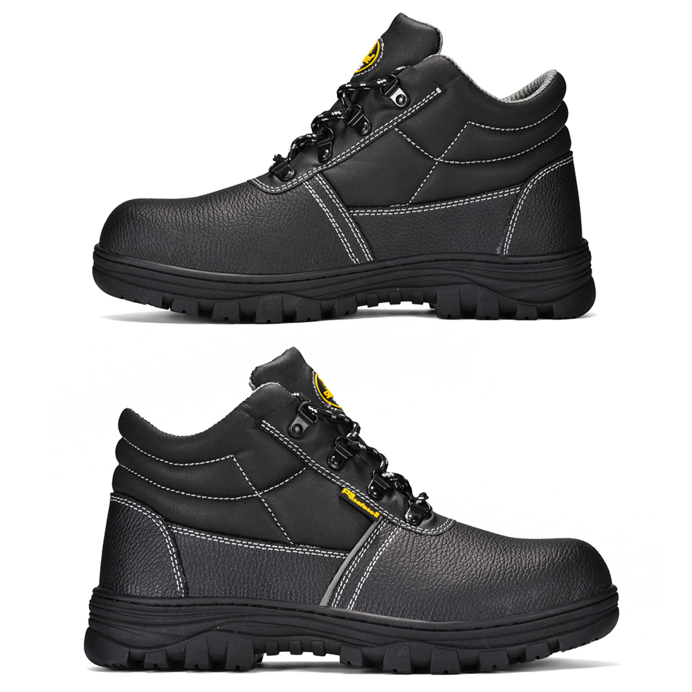 Резиновая защитная обувь для угольных шахт. Защитные горные ботинки для горняков M-8010NEW.
