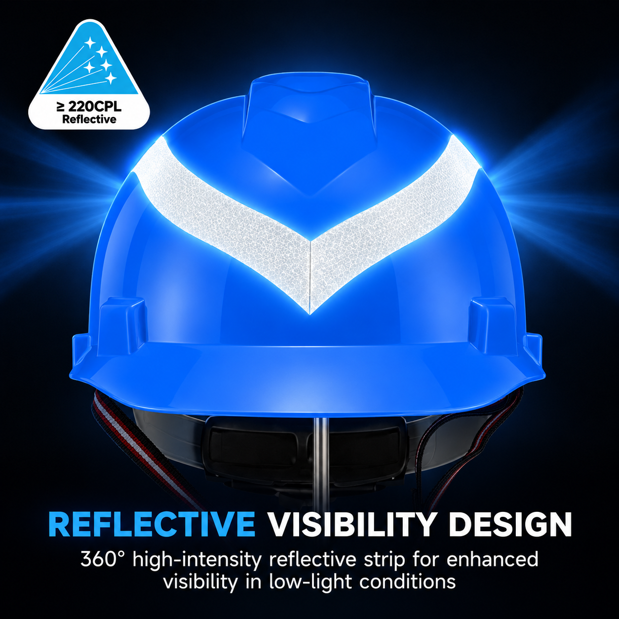 Светоотражающий шлем электробезопасности класса E W-003R