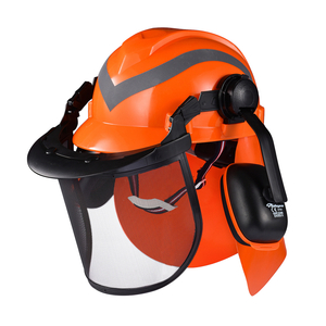 Лесные шлемы с лицевым щитом M-5009 Orange