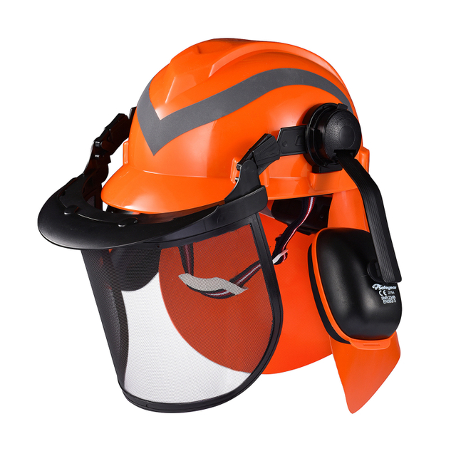 Лесные шлемы с лицевым щитом M-5009 Orange