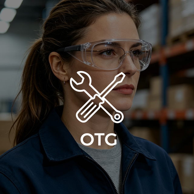 Защитные очки OTG для защиты глаз на рабочем месте